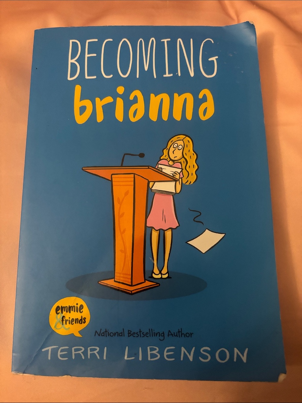 Becoming Brianna by Terri Libenson - Blue Cover